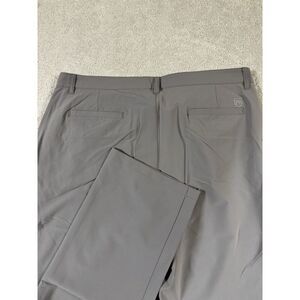 Pennington & Bailes Mens 40Wx32 Original Stadium Pants Gray Straight Stretch NWT